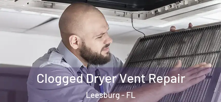 Clogged Dryer Vent Repair Leesburg - FL